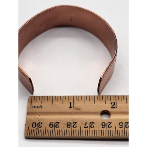 WMCO Vintage Kokopelli Copper Cuff Bracelet Native American Southwestern - Picture 10 of 13